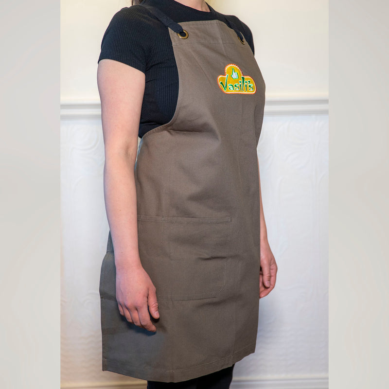 Apron Sage Green Thumb Logo