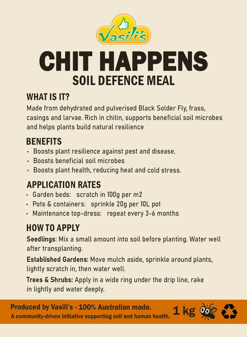 Chit Happens 1kg - Soil Defence Meal