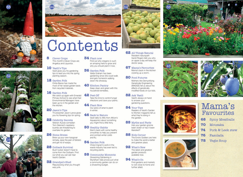 Vasili's Garden to Kitchen Magazine EBOOK - Issue 02 - Winter 2014 - Digital Download