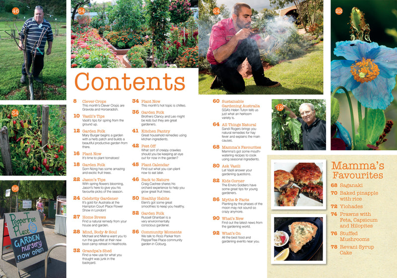 Vasili's Garden to Kitchen Magazine EBOOK - Issue 03 - Spring 2014 - Digital Download