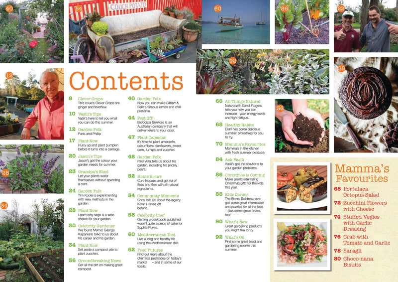 Vasili's Garden to Kitchen Magazine EBOOK - Issue 04 - Summer 2014/15 - Digital Download