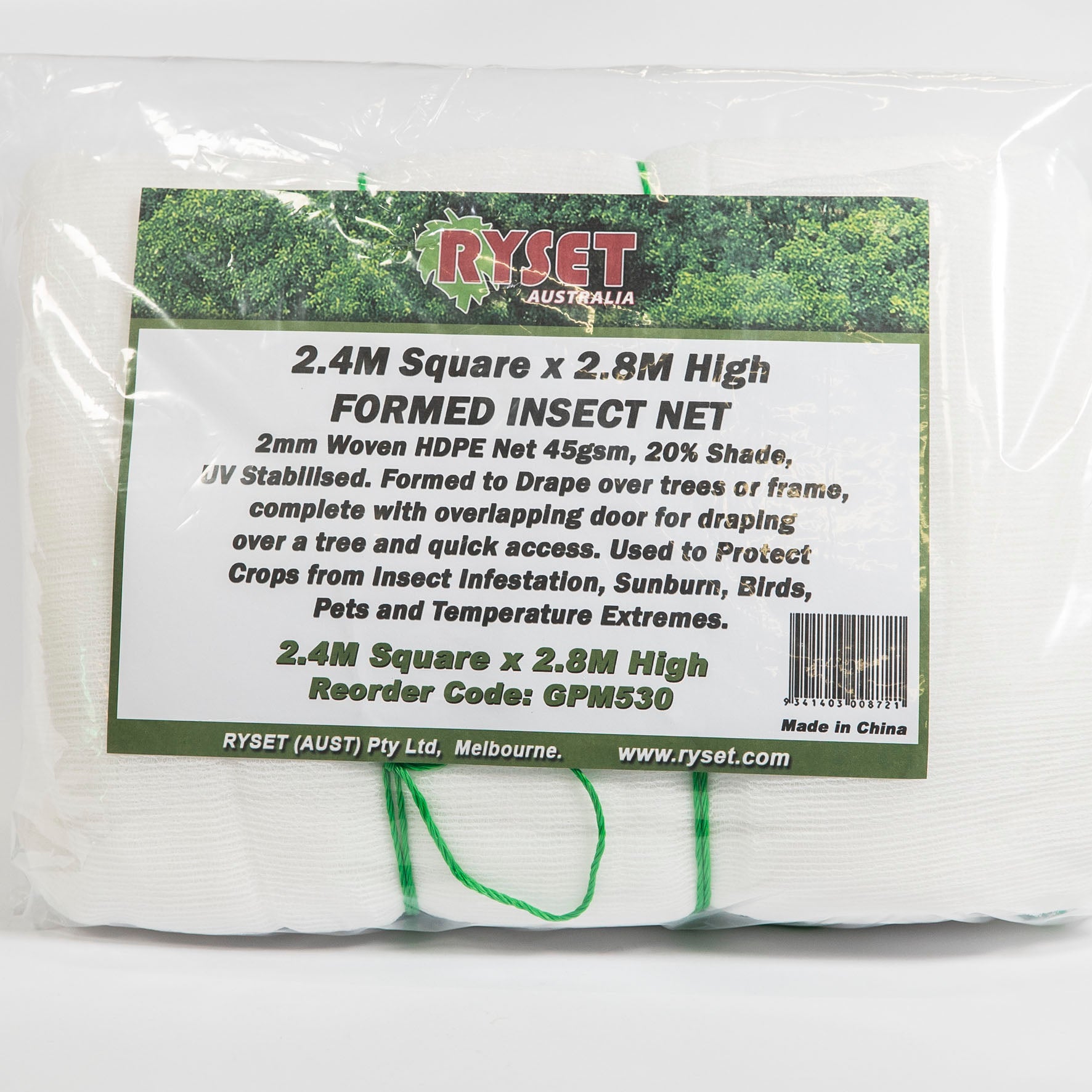 Insect Netting Formed - 2.4m Square x 2.8m High – Vasili's Garden