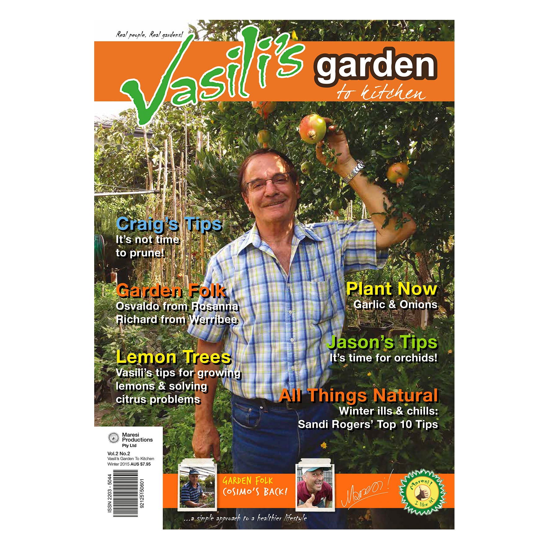 Vasili S Garden To Kitchen Magazine Issue 06 Winter 2015