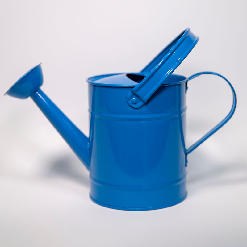 Kids Metal Watering Can - Blue