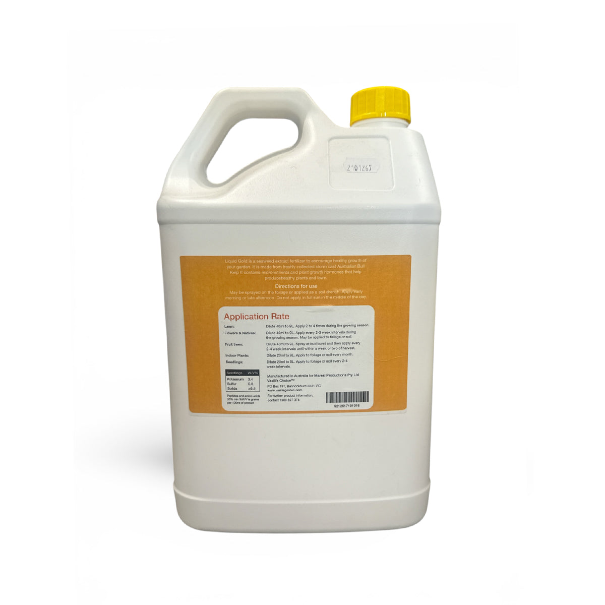 liquid gold plant fertilizer Liquid Gold 5L – Vasili's Garden