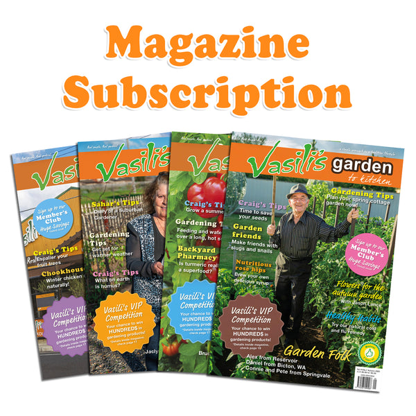 VASILI'S GARDEN MAGAZINE SUBSCRIPTION