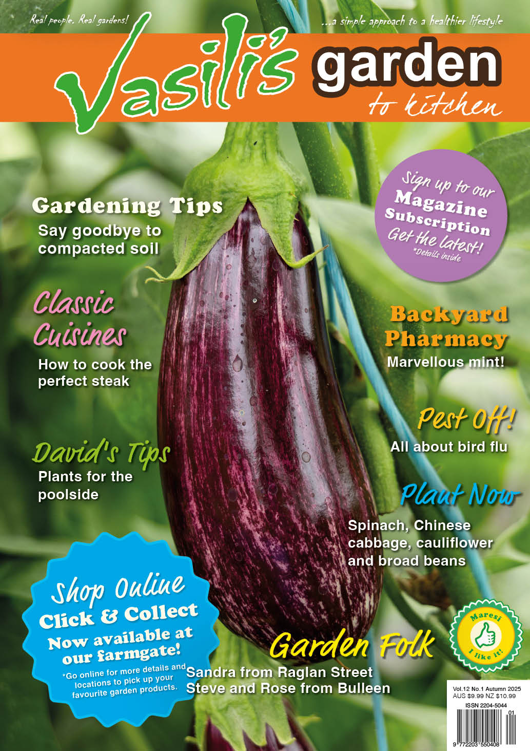 Vasili S Garden To Kitchen Magazine Issue 44 Autumn 2025 Print E