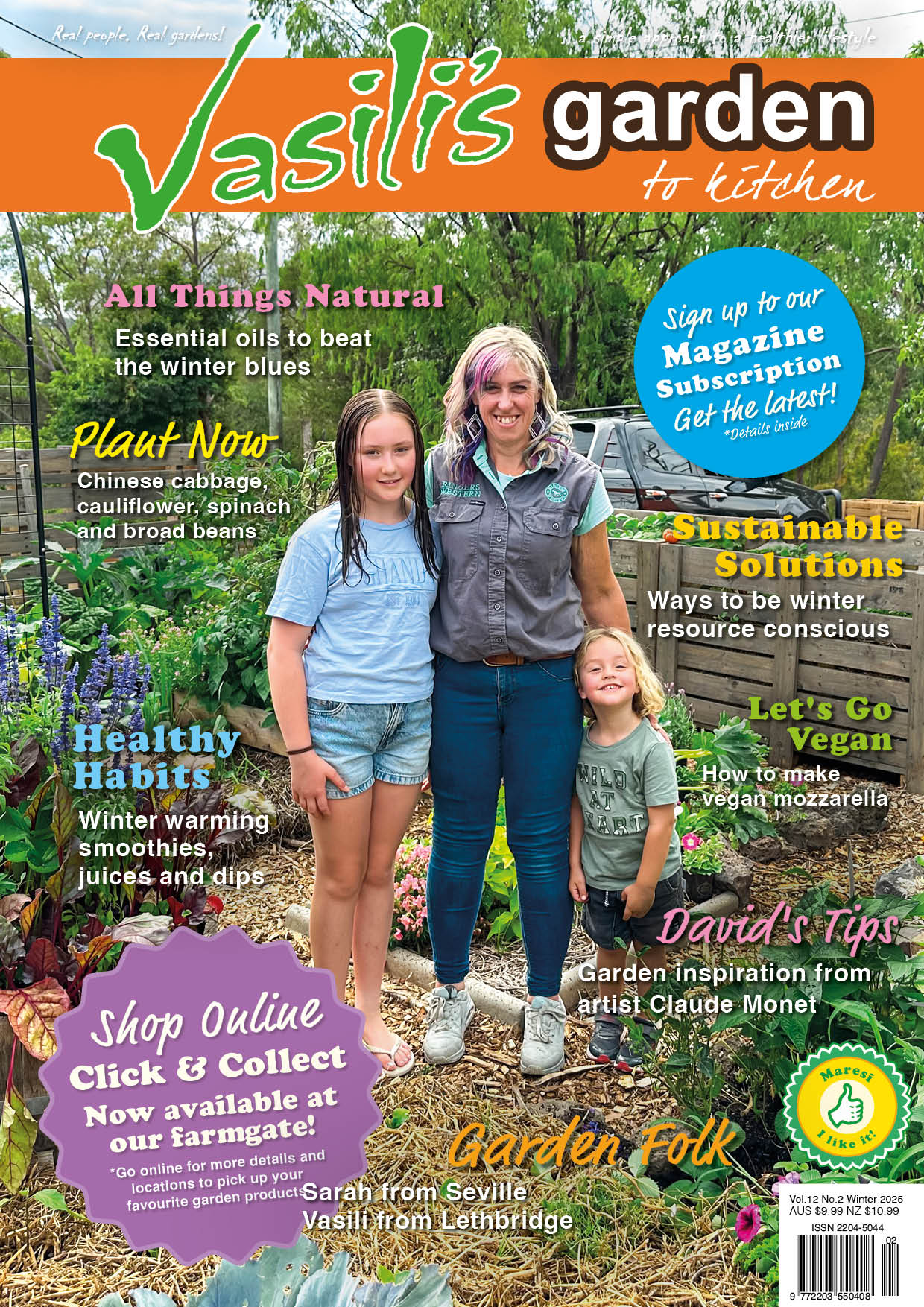 Vasili S Garden To Kitchen Magazine Issue 45 Winter 2025 Print E