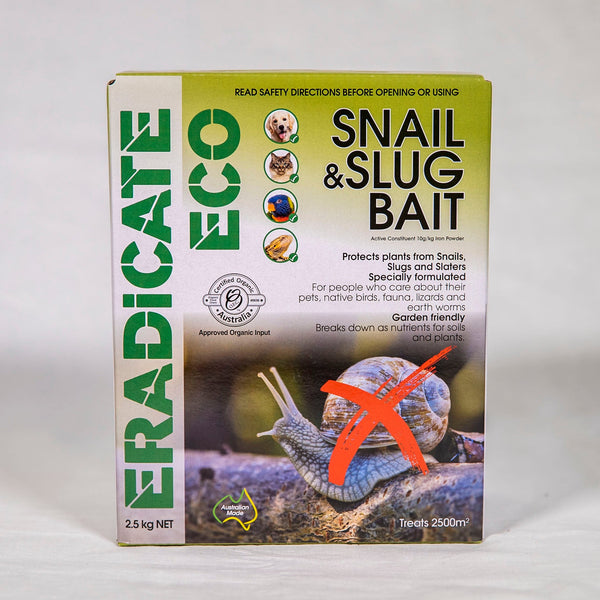 Eradicate Eco Organic Snail & Slug Bait 2.5kg