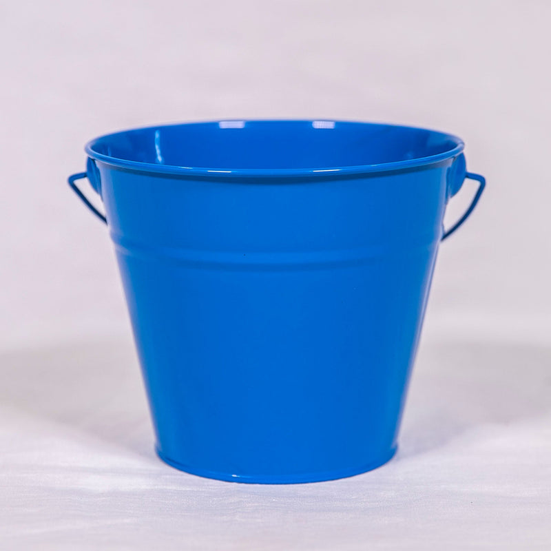 Kids Metal Bucket - Blue