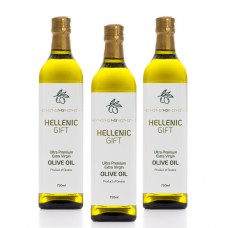 Hellenic Gift 3 Extra Virgin Olive Oil Pack Clearance Sale (Best Before Date Dec)