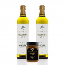 Hellenic Gift 2 Oil & Organic Honey Clearance Sale (Best Before Date Dec)