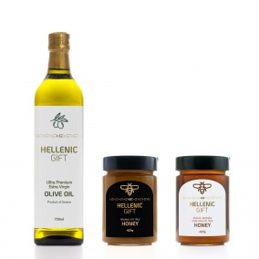 Hellenic Gift Oil & Honey Combo
