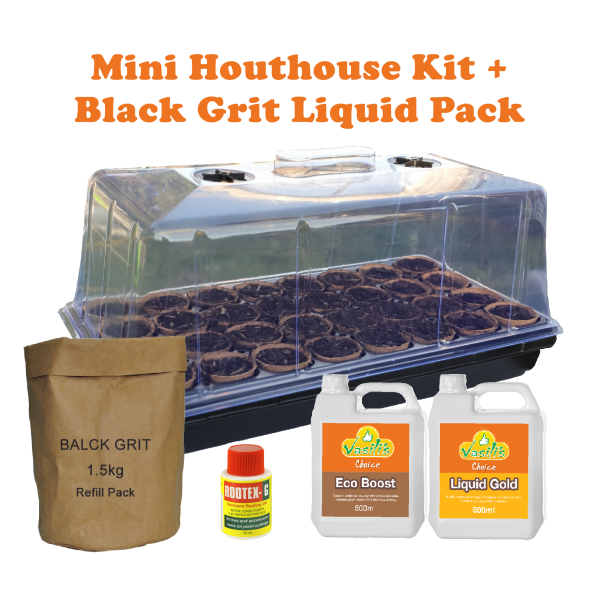 Mini Hothouse Kit + Black Grit + Liquid Pack