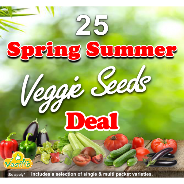 25 Spring Summer Veggie Seeds