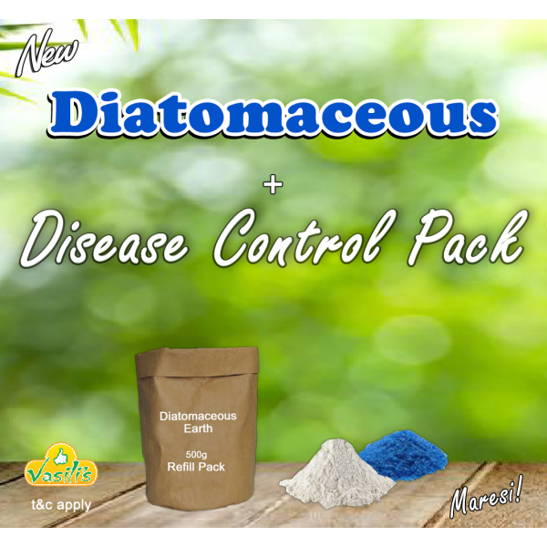 Diatomaceous 500g + Disease Control Pack