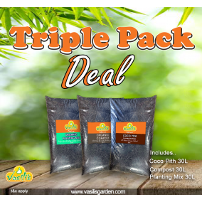 Triple Pack Planting Deal PICKUP ONLY (free Black Grit 500g)