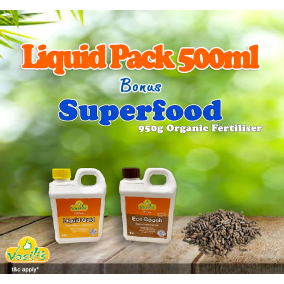 Liquid Pack 500ml + Superfood Fertiliser 950g