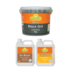 Black Grit 4kg + 1lt Liquid Pack