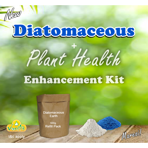 Diatomaceous 500g + Plant Health Enhancement Pack